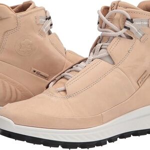ECCO Women's Leather Exostrike Mid Boot Hiking Shoe size 10 / 41